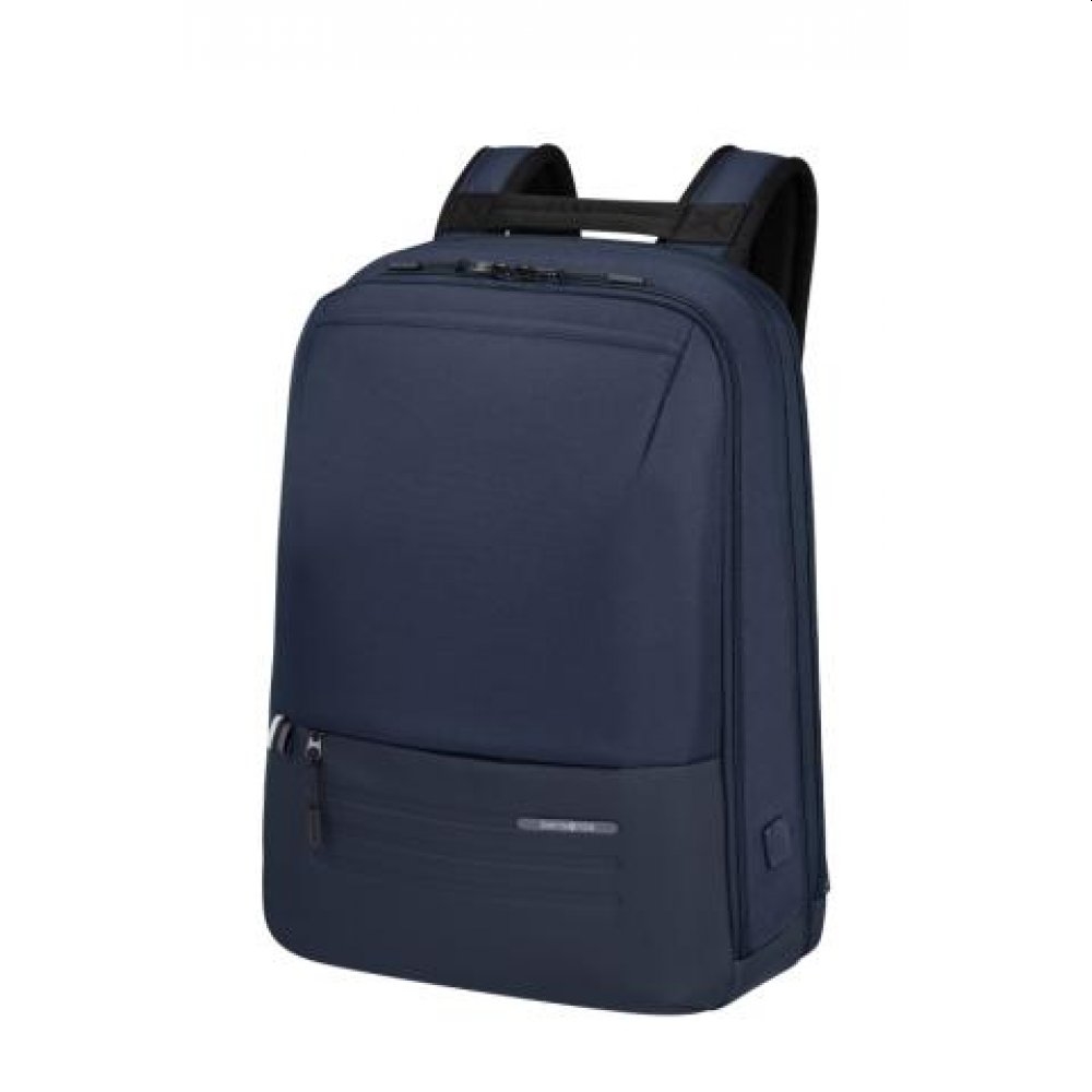 Samsonite StackD Biz Laptop Backpack inch Expandable Navy KH8