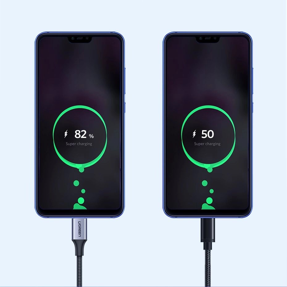 Кабел Ugreen US288 60126 USB-A към USB-C – 1 м - сив 60126_VZ|Fly.bg