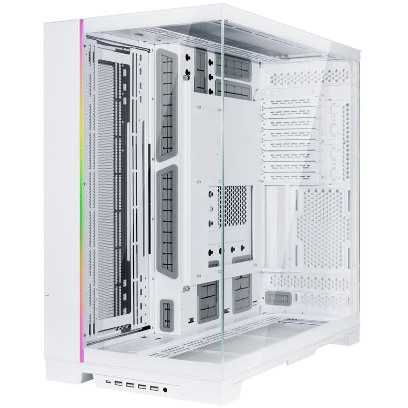 Кутия Lian Li PC-O11 Dynamic EVO XL Full-Tower, Tempered Glass, Бяла L ...