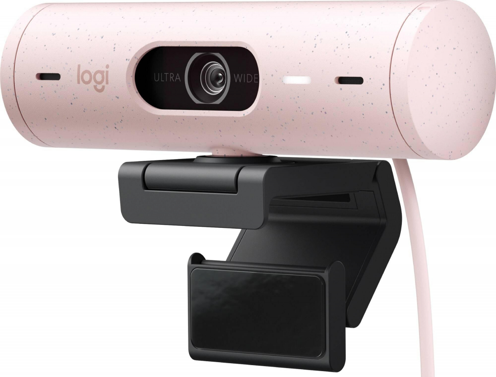 Logitech Fly Logitech BRIO 500 Rose Full HD уеб камера, микрофон, USB LOGITECH-WEB ...
