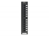 12 port wall mount NetKey™ Cat 5e preloaded punchdown patch panel, for use with