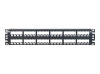 19 48-Port Modular Patch Panel Mini-Com, RoHS complaint