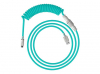 HP HyperX USB-C Coiled Cable Light Green-White