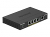 NETGEAR 5-Port Gigabit Ethernet Unmanaged PoE Switch GS305PP 4x PoE+ 83W Wallmount Metal Black