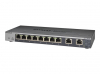 NETGEAR GS110EMX-100PES 8PT GIGE WEB UNMANAGED SWITCH WITH UPLINKS