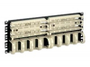 Pan-Punch Category 5e 19 Rack Mount Panel, with two 100-pair bases with jumper