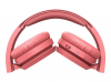 PHILIPS Wireless On Ear Headphone with mic 32mm drivers/closed-back red