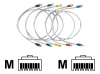 Shielded patch cord Category 5e, 2 m, RoHS complaint