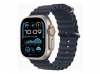 Смартчасовник APPLE Watch Ultra2 v2 Cellular 49mm Natural Titanium Case with Navy Ocean Band