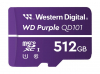 WD Purple 512GB Surveillance microSD XC Class - 10 UHS 1