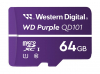 WD Purple 64GB Surveillance microSD XC Class - 10 UHS 1