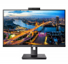 Монитор Philips 242B1H/00, 23.8" IPS WLED, 1920x1080@@75Hz, 4GtG, 250cd/m2, 1000:1, DCR 50M:1, Adaptive Sync, FlickerFree, Low Blue Mode, 2Wx2, Tilt, Height Adjust, Pivot, Swivel, D-SUB, DVI, HDMI, DP, USB hub