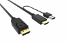 VCom Кабел HDMI M / Display Port M - 4K 2160p - CG599C-1.8m