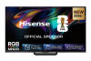 Телевизор Hisense 55" UR8S, 4K Ultra HD 3840x2160, RGB Mini Led , DLED, Quantum Dot, 180Hz, IPS, HDR 10+, HLG, Dolby Vision IQ, Dolby Atmos, Smart TV,Light Sensor,WiFi 6eGHz, WiFi Direct, BT,2x10 W + 20 W + 2x5 W, Anyview Cast, 4xHDMI, 2xUSB, LAN, CI+, DVB-T2/C/S2