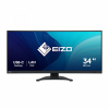 Монитор EIZO EV3451X-BK, 34.1 inch, Curved IPS panel, 21:9, 3440x1440, sRGB, 350 cd/m2, 1000:1, 5ms, 100Hz, KVM switch, PbP, USB-C, DP, 2x HDMI, 3x USB, LAN, Audio out, Speakers, Auto EcoView, HAS, Swivel, Tilt, VESA 100, Black