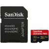 SANDISK Extreme PRO microSDHC 32GB + SD Adapter + RescuePRO Deluxe 100MB/s A1 C10 V30 UHS-I U3