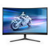 Монитор Philips 27M2C5200W/00, 27" Evnia curved gaming monitor, Fast VA panel, 16:9, FHD 1920x1080, 300cd/m2, 4000:1, 280Hz, 0.3ms, HDR 10, Adaptive Sync, Low Input Lag, sRGB, Flicker-free, 2x HDMI, DisplayPort, Audio Out, HAS, Swivel, Tilt, VESA 100, Black