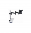 Sunne 10"-24", Desk Bracket, Tilt&Swivel - 15°&180°, max 15kg, Pivot 360°, max VESA 75-100x75-100, height adjustable up to 400 mm, screen to holder - 447 mm