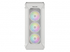 Genesis Gaming PC Case IRID 505 ARGB V2 Midi Tower Window White