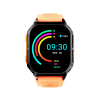 Смартчасовник HiFuture Ultra 3 Black Orange, 2.0" IPS, 240x296, Bluetooth Call, IP68 Waterproof, 24/7 True Heart Rate & Blood Oxygen Sensor, Up to 7 days daily use, 100+ Sports Mode