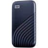 WD My Passport SSD 2TB Midnight Blue Cross Compatible USB 3.2 Gen-2 and USB-C 1050MB/s Read 1000MB/s Write PC Mac Compatiable