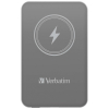 Verbatim MCP-5GY Power Pack 5000 mAh with UBS-C PD 20W / Magnetic Wireless Charging 15W Grey