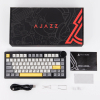 Ajazz геймърска механична клавиатура Gaming Mechanical Keyboard AK820 V2 - Arctic Isle Magnetic Switch [Linear] (English US), Black, Gray, Yellow