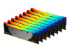 KINGSTON 256GB 3200MT/s DDR4 CL16 DIMM Kit of 8 FURY Renegade RGB