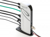 Докинг станция Delock, За MacBook, HDMI Full-HD, USB 3.2, LAN, Audio, Черен/Бял