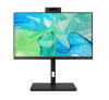 Настолен Компютър Acer Veriton VZ4724GT, AiO 23.8’’ FHD IPS, Intel Core i5-14400 (up to 4.70GHz, 20MB), 16GB DDR5, 1024GB SSD + (M2 slot free), Intel UHD Graphics,  GLAN & TPM 2.0, COM (Serial) port,  135W AC, IR cam Shutter, WLAN ax & BT,  Kbd & Mouse USB, Ergo Stand, no