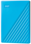 Външен хард диск Western Digital My Passport, 2TB, 2.5" - Син