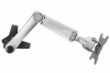 Стойка за монитори DMC-01 Arm Desk Mounting Clamp, VESA 75/100, up to 10kg, Swivel -90/+90, Tilt -20/90, 360 rotation, Arm Lift 33 cm, Silver
