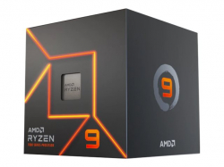 AMD CPU Desktop Ryzen 9 12C/24T 7900 (5.4GHz Max Boost,76MB,65W,AM5) box, with Radeon Graphics and Wraith Prism Cooler