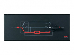 APC Service Bypass Panel Bypass switch rack-mountable AC 200/240V output connectors 3 4U 19 Black