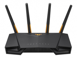 Asus Gaming Wireless Router,TUF Gaming AX3000 V2, AX3000, Dual-Band, Quad-Core 1.7GHz CPU, 256MB/512MB Flash/RAM, 2.5Gport, AiProtection Pro, Adaptive QoS, VPN Fusion, IPTV, OFDMA, Beamforming, Link Aggregation, Port forwarding, AiMesh, Black