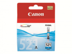 CANON 1LB CLI-521C ink cartridge cyan standard capacity 1-pack blister with alarm
