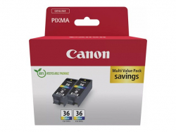 CANON CLI-36 Ink Cartridge Twin Pack                          