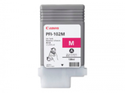 CANON PFI-102M dye ink cartridge magenta standard capacity 130ml 1-pack                          