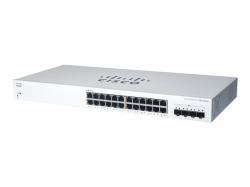 CISCO Business Switching CBS220 Smart 24-port Gigabit 4x10G SFP+ uplink                          