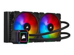 CORSAIR iCUE H115i ELITE CAPELLIX 280mm Radiator Dual 140mm ML RGB Fans Software Control Liquid CPU Cooler