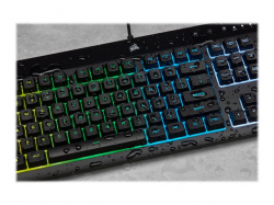 CORSAIR K55 RGB PRO Gaming Keyboard, Backlit Zoned RGB LED, Rubberdome