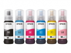 EPSON 1LB 107 EcoTank Cyan Ink Bottle                          