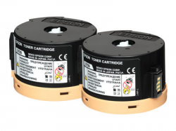EPSON AL-M200/MX200 toner cartridge black standard capacity 2 x 2.500 pages 2-pack                          