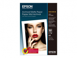 EPSON Archival Matte Photo S041342 A4 50 coli 192g/mp                          