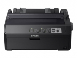 EPSON LQ 590IIN Printer Mono B/W dot-matrix Roll 21.6cm JIS B4 254mm width 360x180dpi 24 pin parallel USB 2.0 LAN serial                          