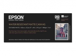 EPSON Paper Canvas Roll A3 17inch 43.2cm x 12.2m 375g/m2 water resistant matte