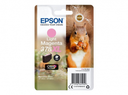 EPSON Singlepack Light Magenta 378XL Squirrel Clara Photo HD Ink                          