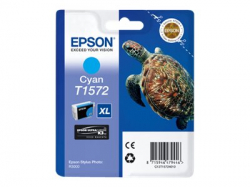 EPSON T1572 ink cartridge cyan standard capacity 1-pack blister without alarm