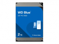 HDD Desktop WD Blue (3.5'', 2TB, 256MB, 7200 RPM, SATA 6 Gb/s)
