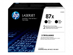 HP 87X original LaserJet Toner cartridge CF287XD Black High Yield 2-pack HP 87X original LaserJet Toner cartridge CF287XD Black High Yield 2-pack